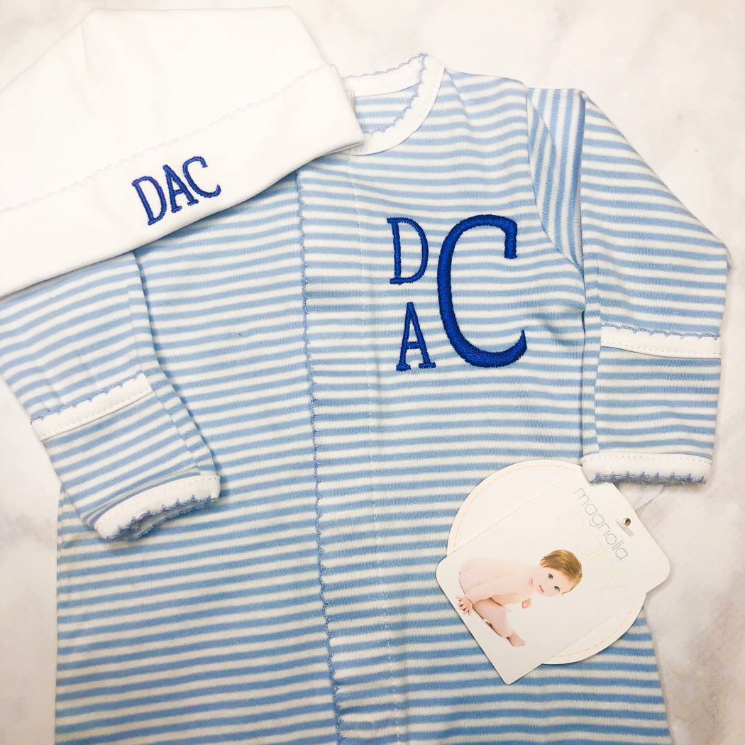 Welcome Home/Newborn Baby outfit - BOY - Personalized