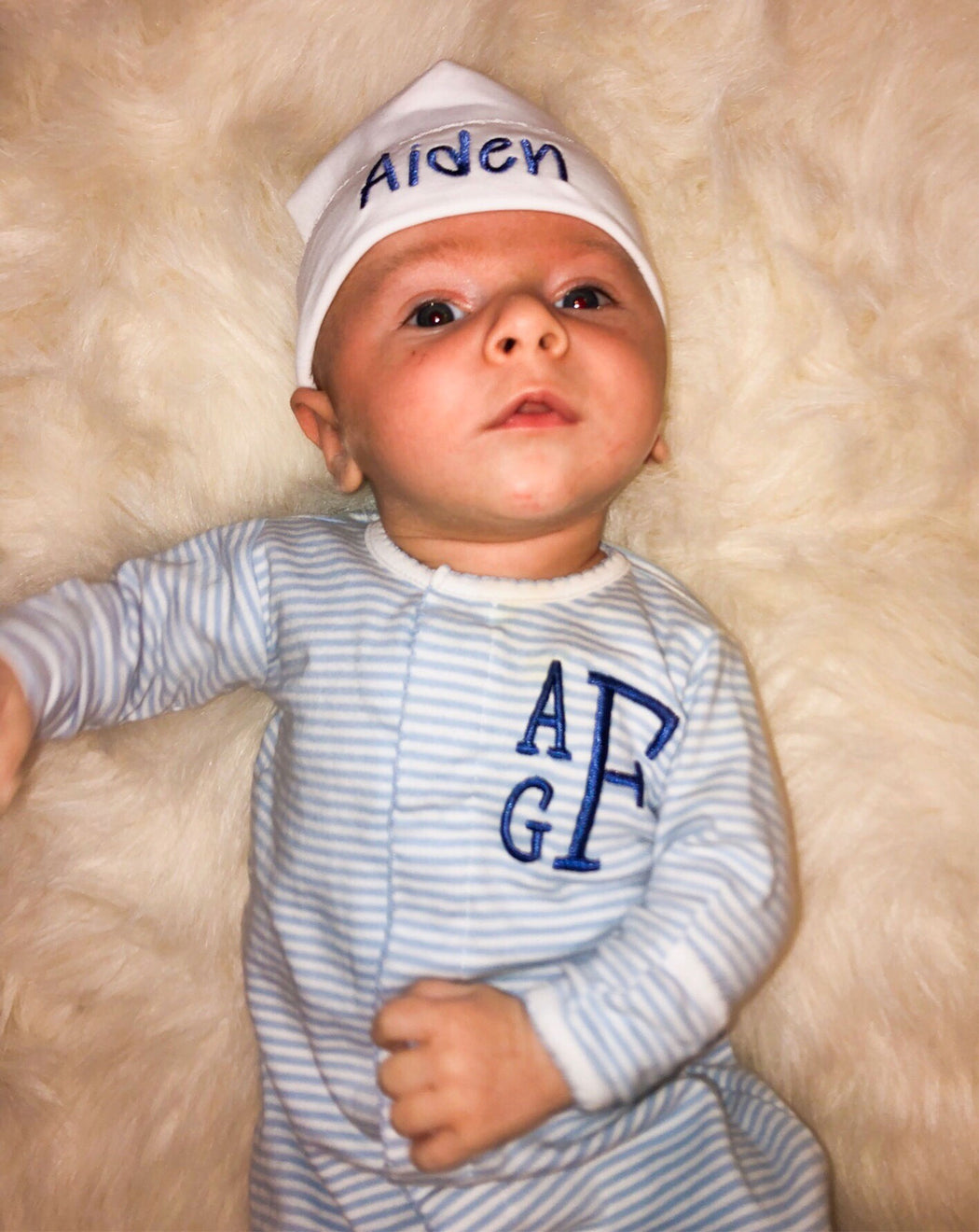 Welcome Home/Newborn Baby outfit - BOY - Personalized