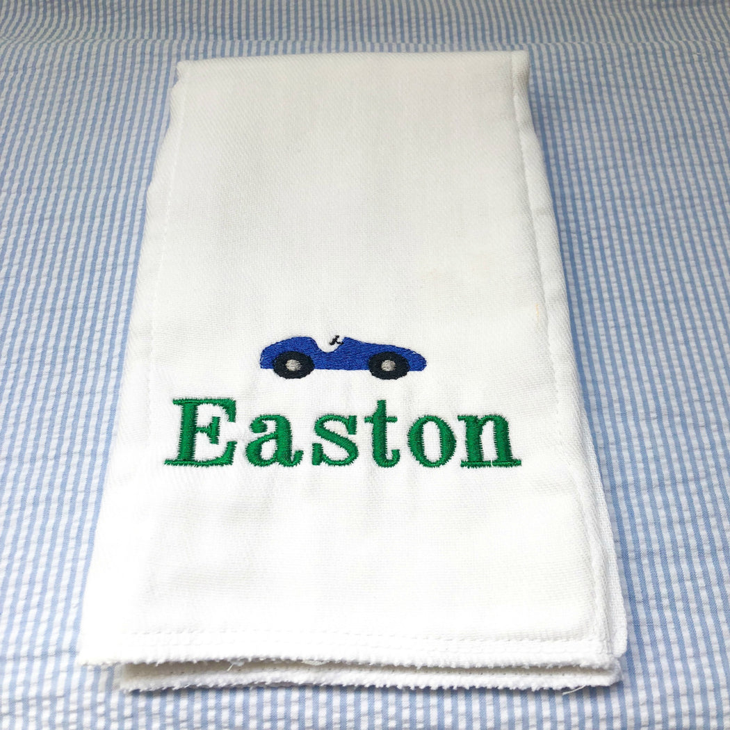 Personalized/Monogrammed Burp Cloth - Boy