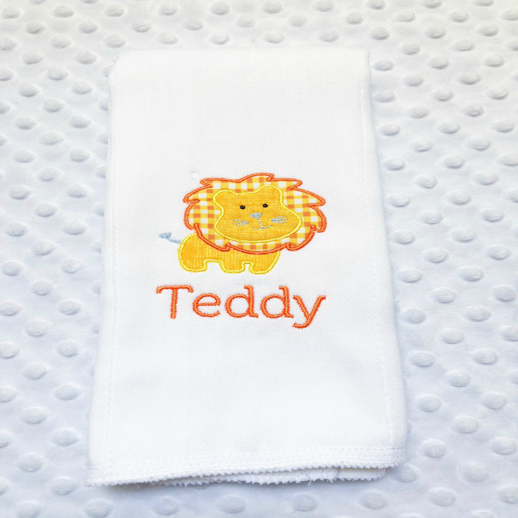 Personalized/Monogrammed Burp Cloth - Boy