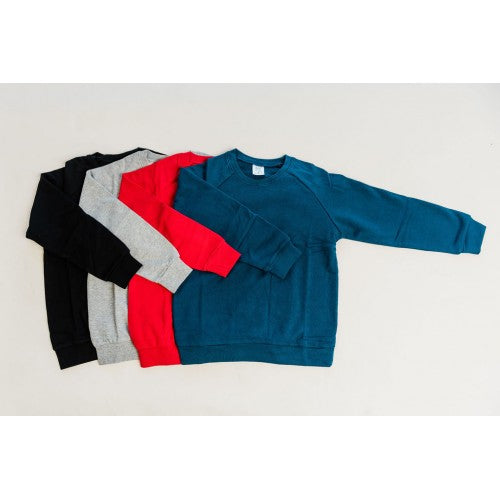 Baby, Toddler and Kids Crew embroidered sweatshirt