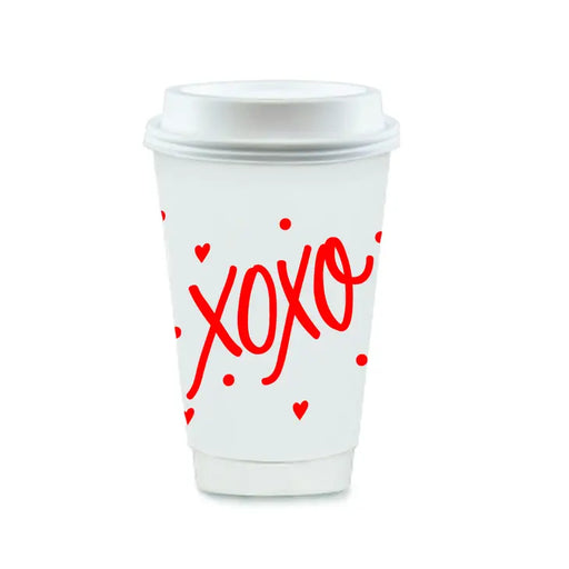 Valentine's Day To-Go Coffee Red Coffee Cups