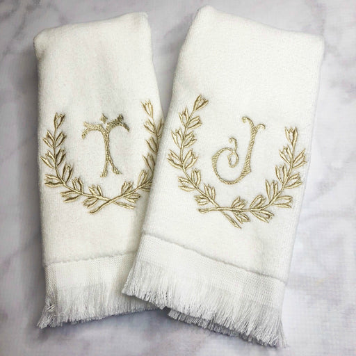Monogrammed Fingertip Towels